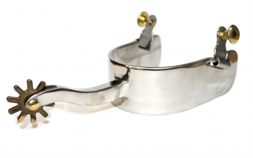 Preview: "KS" SS Cutting Plain Spurs (35043M)